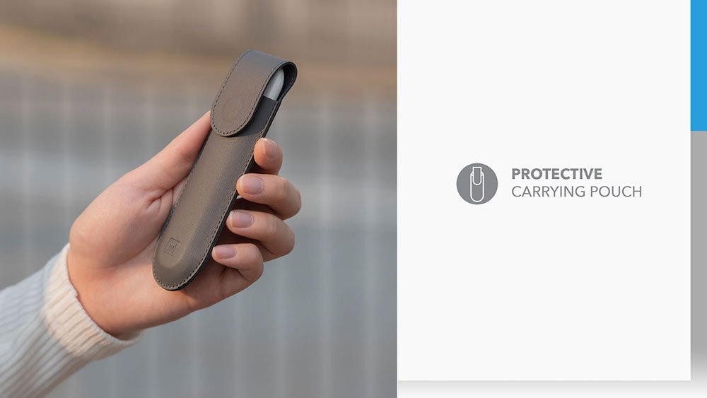 MOMAX UV-C Pen UV-C LED Sanitizer Protective Carrying Pouch